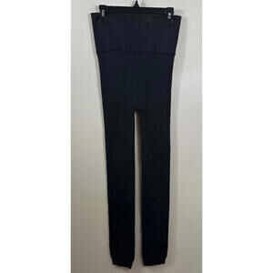 Free Country Womens Black Polyester/Spandex Thermal Pants Size L/XL Faux Fur